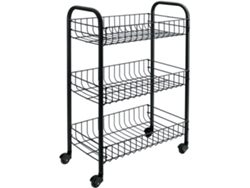 Carrito de cocina METALTEX Negro Acero