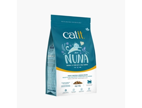 Pienso para gatos a base de proteínas de insectos CATIT Nuna, Proteína de insecto y arenque, 5kg