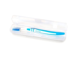 Estuche Portátil Para Cepillo De Dientes, Estuche De Plástico Rígido A Prueba De Polvo Y Soporte Para Pasta De Dientes (transparente - 1 Pieza)
