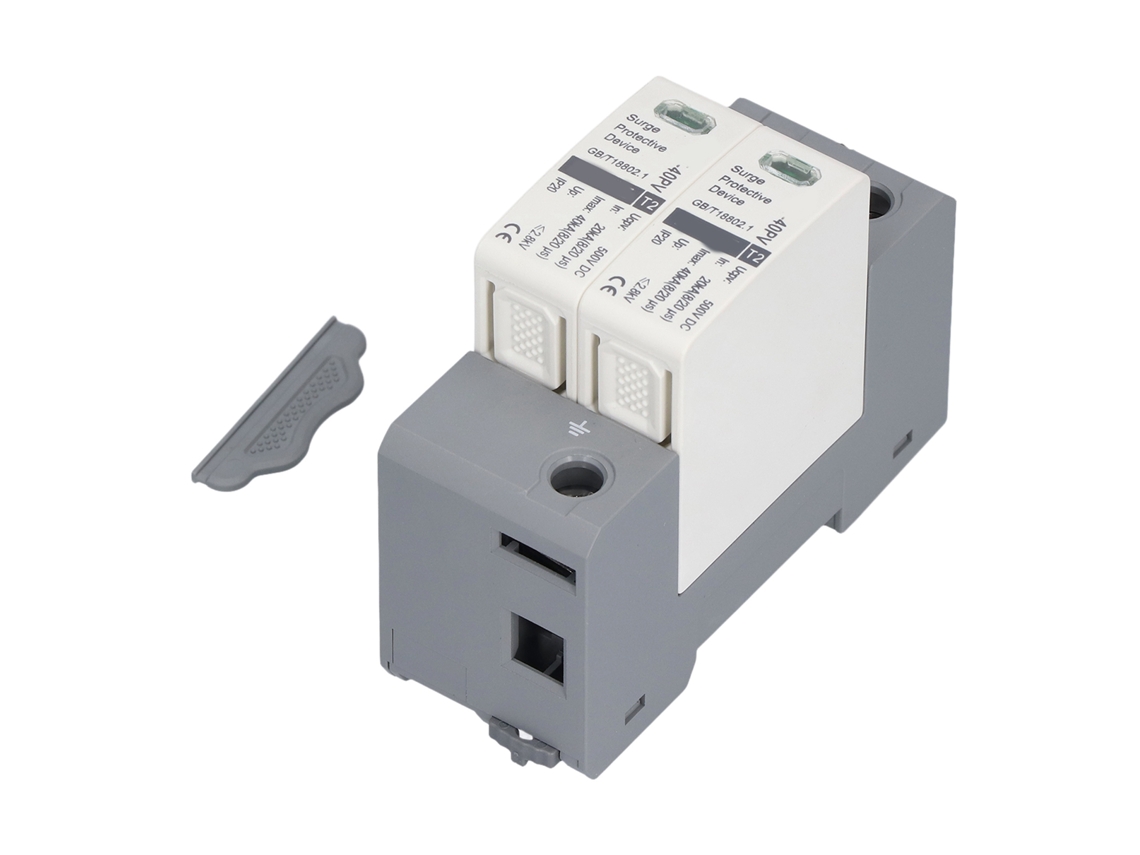 Dispositivo De Protección Contra Sobrecargas 2p 20-40ka 500vdc Chlt-40pv Protector De Tensión Arrester