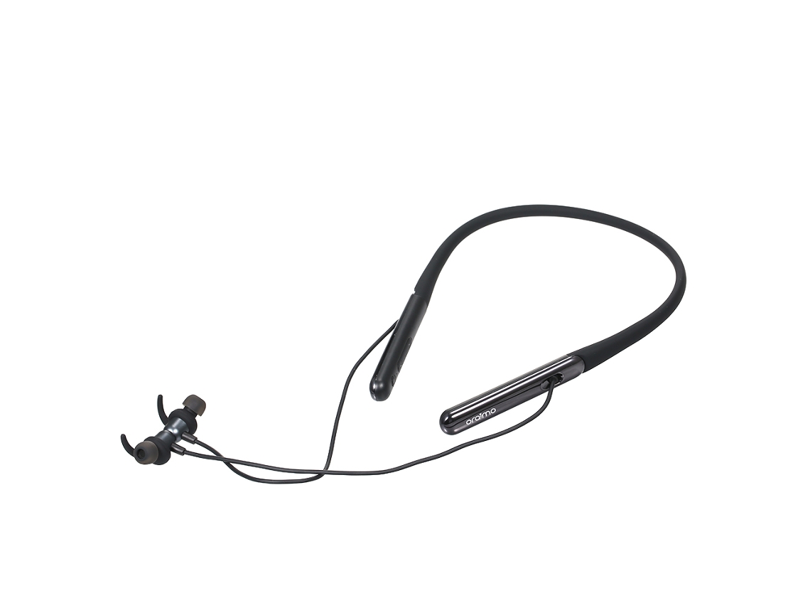 Auriculares Deportivos Intrauditivos Inalámbricos Oraimo Oeb-e75d Con Banda Para El Cuello, Batería De Larga Duración Y Micrófono Con Cancelación De Ruido Ambiental (enc).