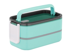 Bento Box Adultos Niños 3 Compartimentos Anti-fugas Microwave Lavavajillas 1700ml