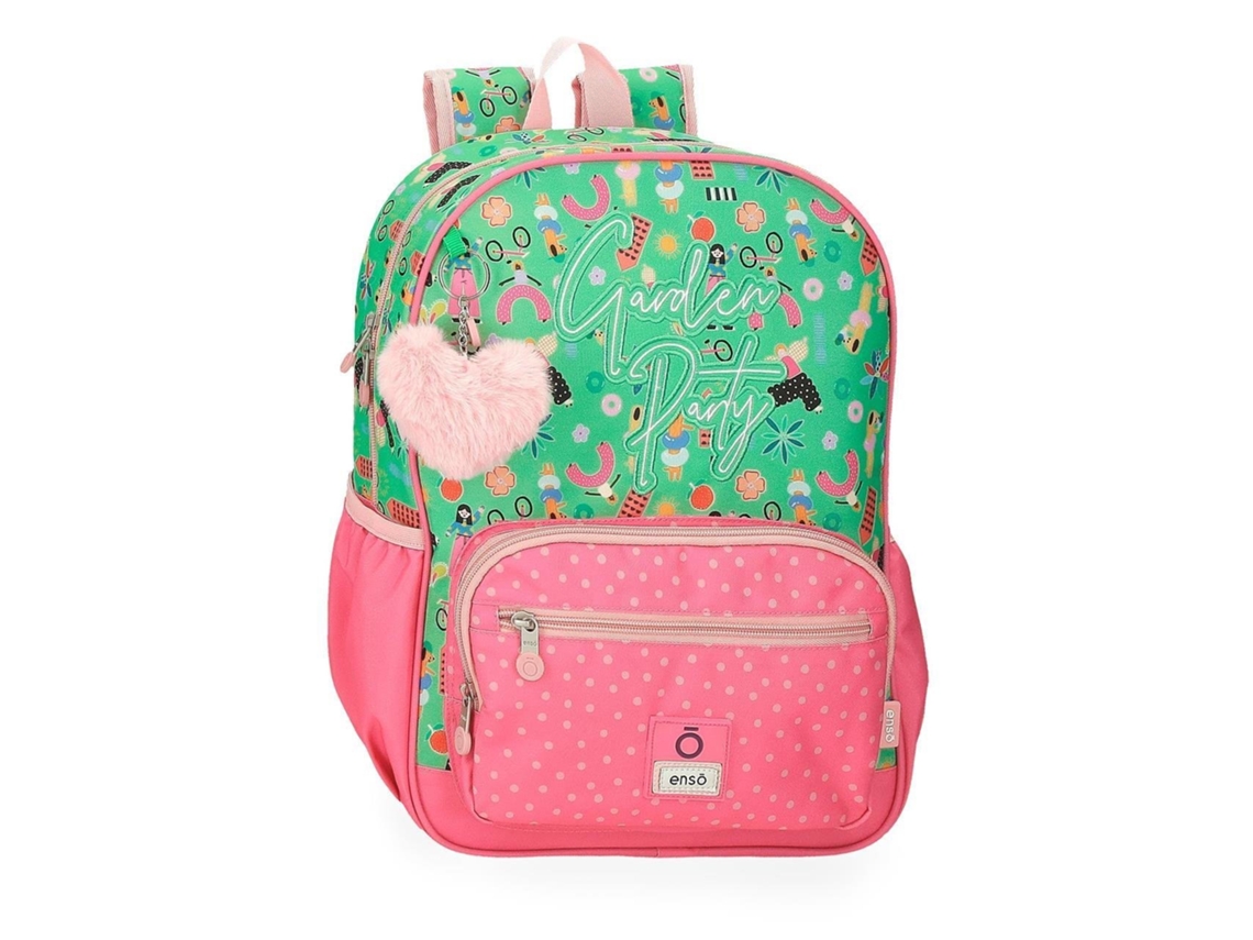 Mochila Escolar Poliéster Garden Party Multicolor ENSO