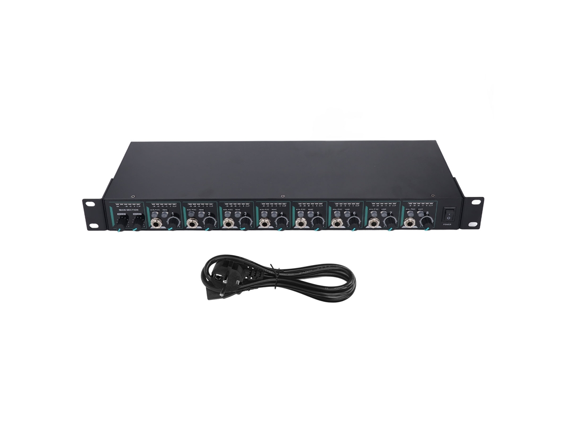Amplificador de auriculares (8 canales de bajo ruido)