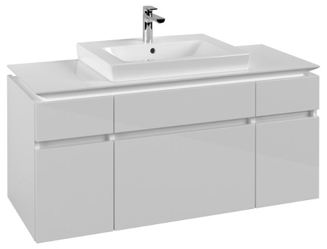Módulo de lavabo Villeroy &amp Boch Legato B683 1200x550x500mm centrado en el lavabo