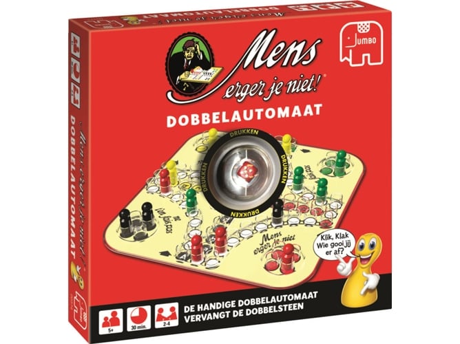 Mens Erger Je niet dice machine niños y adultos juego de mesa carreras tablero 30 5 años interior