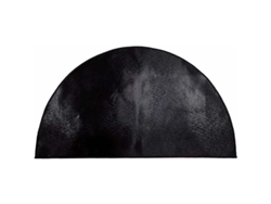 KOFIHETY Manta Ignífuga, Manta Protectora del Suelo, Manta para Chimenea, Protección para Suelo de Estufa, (Negro, 122 x 76 cm)