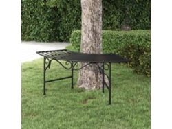 Banco de árbol de 113 cm de acero negro Dkd Home Decor