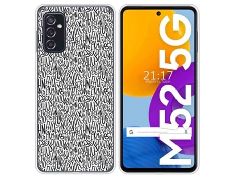 Carcasa Samsung Galaxy M52 5G TUMUNDOSMARTPHONE Dibujos Multicolor