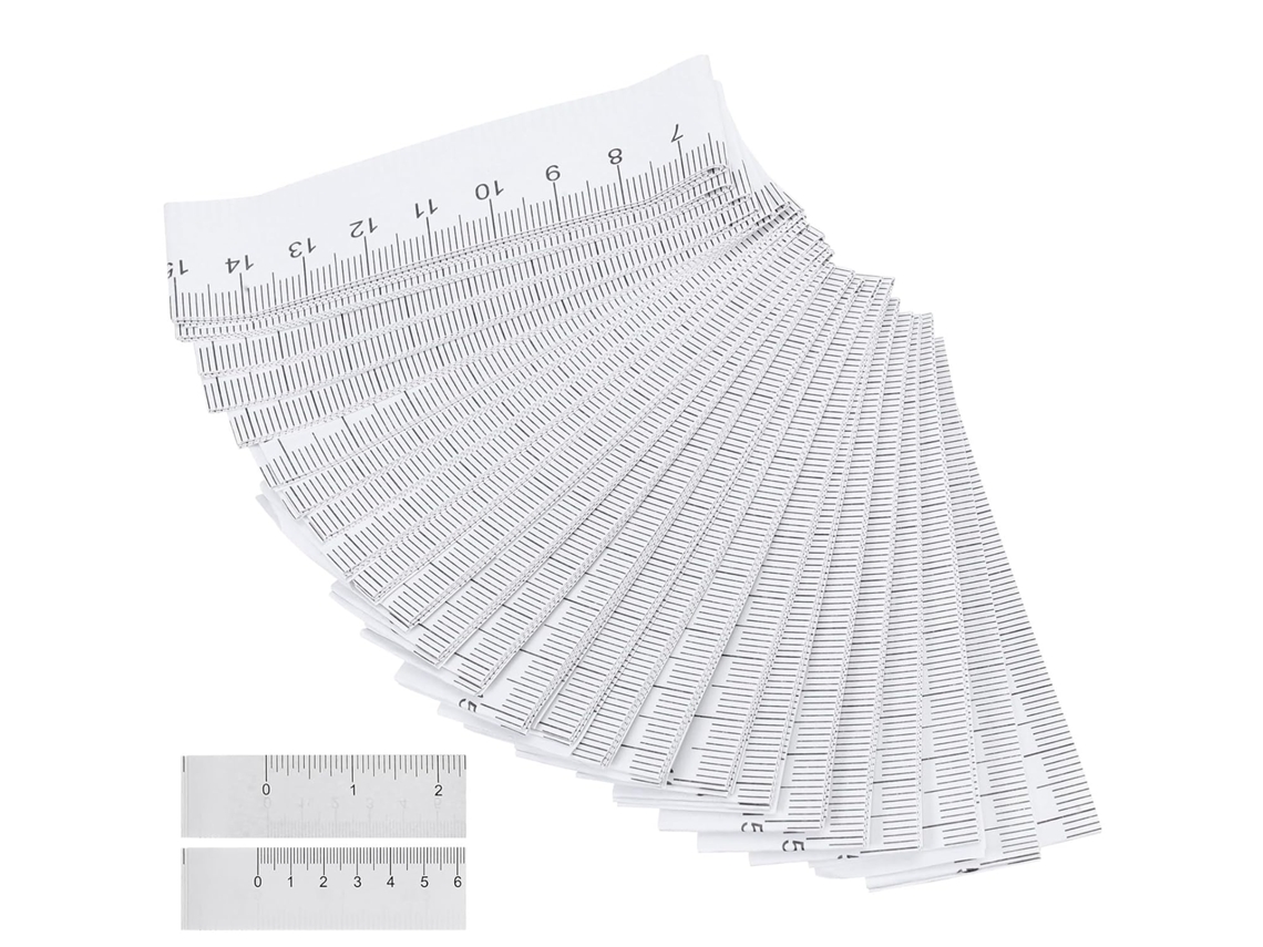 Paquete De 100 Cintas Métricas Papel 1 M Eliminación Conveniente Este