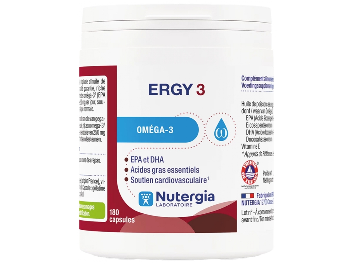 Ergy 3 180 Cápsulas NUTERGIA