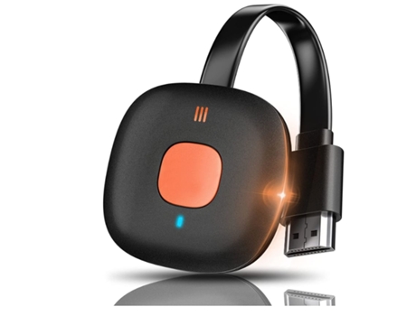 Adaptador de vídeo HDMI inalámbrico Pantalla HDMI Mirroring Display Dongle Wifi Adaptador HDMI Negro