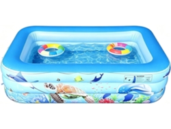 Piscina Agua,tumbona Inflable Plegable Piscinas Agua Adultos,para Exterior Jardín Cumpleaños Adultos