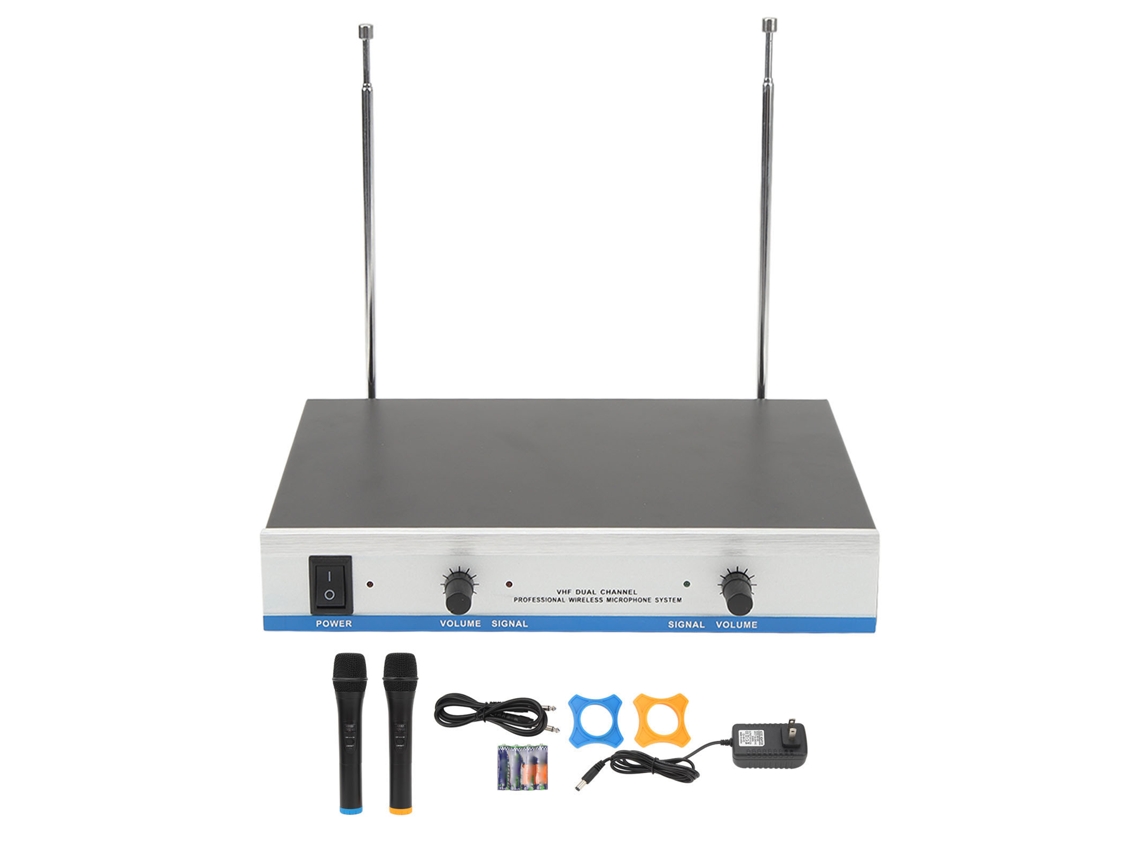 Yncm-sistema Micrófono Inalámbrico Dual Profesional Karaoke