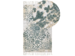 Alfombra de patrón oriental BELIANI Boyali de Viscosa Beige 80x150