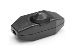 Regulador De Luz Led 60w Rotativo Dimmable 220-230v Interruptor En Línea Ce Negro