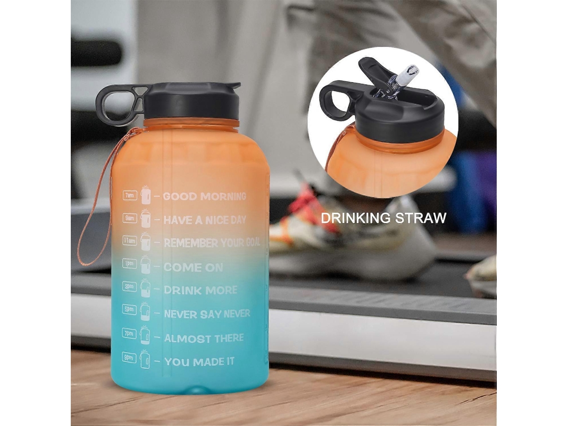 Botella De Agua Deportiva De 2,2 L, Gran Capacidad, Conveniente Para Actividades Al Aire Libre. Rosewell