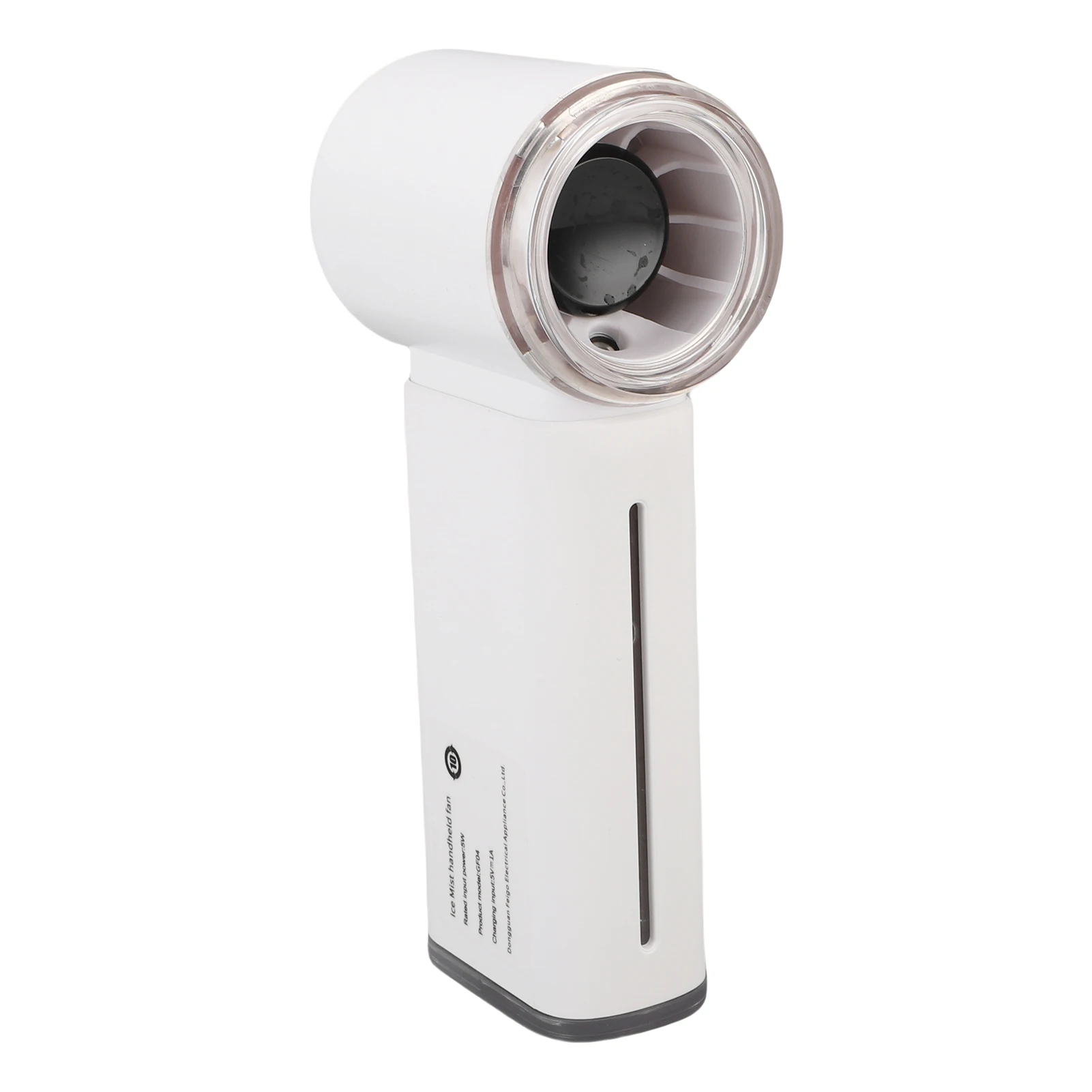 Ventilador De Turbina Portátil (blanco), Recargable, De Alta Velocidad, Con 1 A 199 Ajustes De Velocidad.