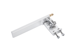 Timón De Succión De Agua De Aleación De Aluminio Para Barco Rc Semisumergible De 95 Mm, Color Plata.
