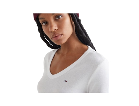 Camiseta TOMMY JEANS (L - Blanco)