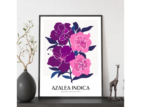 Póster NACNIC Pop Art Abstracto. Azalea Indica