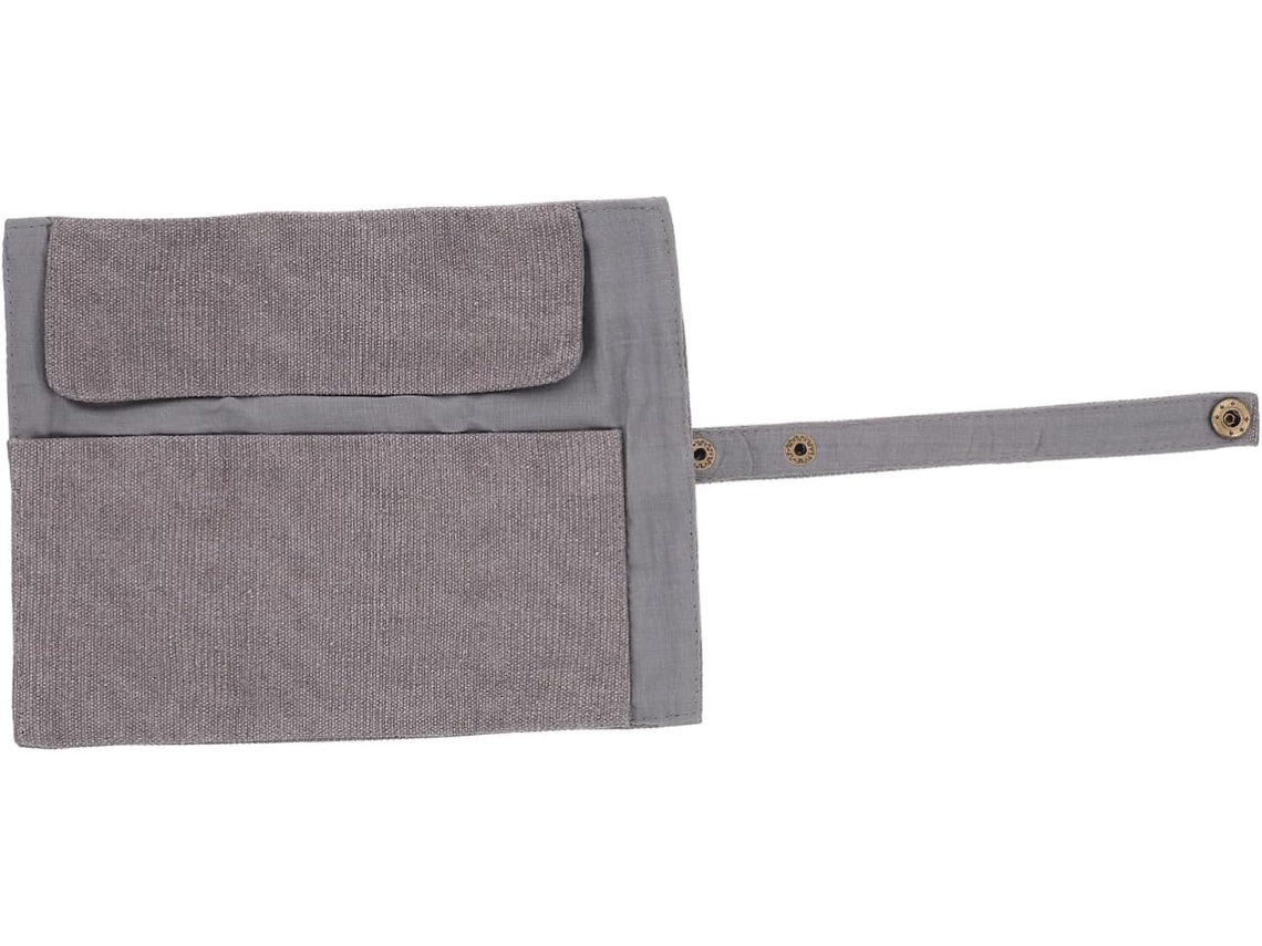 Estuche enrollable para lápices para niños, bolsa de lona para guardar lápices, segura y duradera.