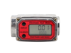 Caudalímetro digital de turbina para diésel, 10-200 L, 1'' NPT, con pantalla de alta definición | Sin marca