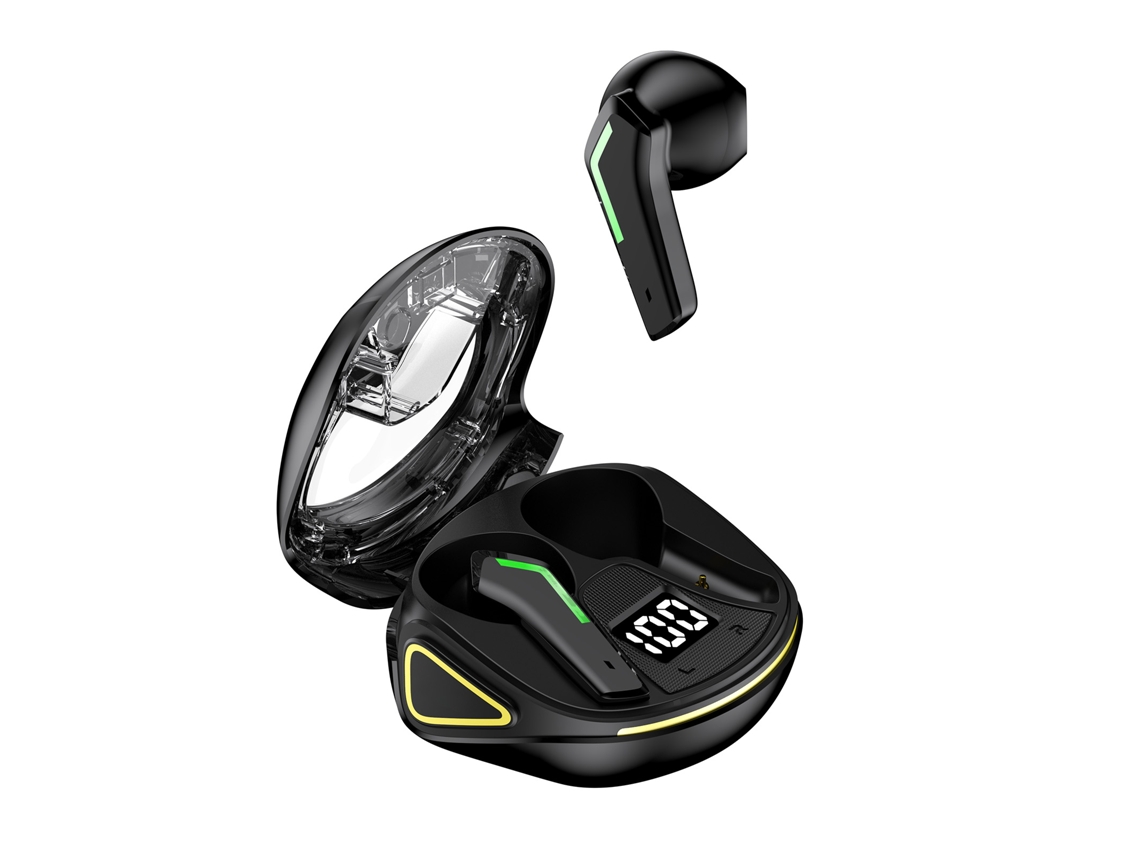 Auriculares Bluetooth (baja Latencia, Larga Duración De Batería) Auriculares Inalámbricos Para Juegos Con Luces De Respiración Geniales