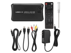Reproductor multimedia HD con HDMI/AV y 80 GB de memoria