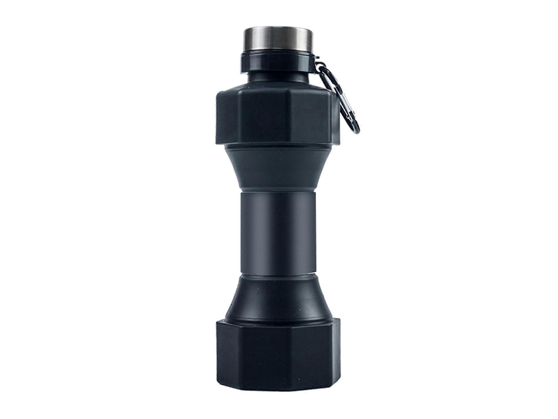 Botella De Agua Deportiva Plegable De 650 Ml, Formato Moderno, Silicona De Grado Alimenticio, Roja Rosewell