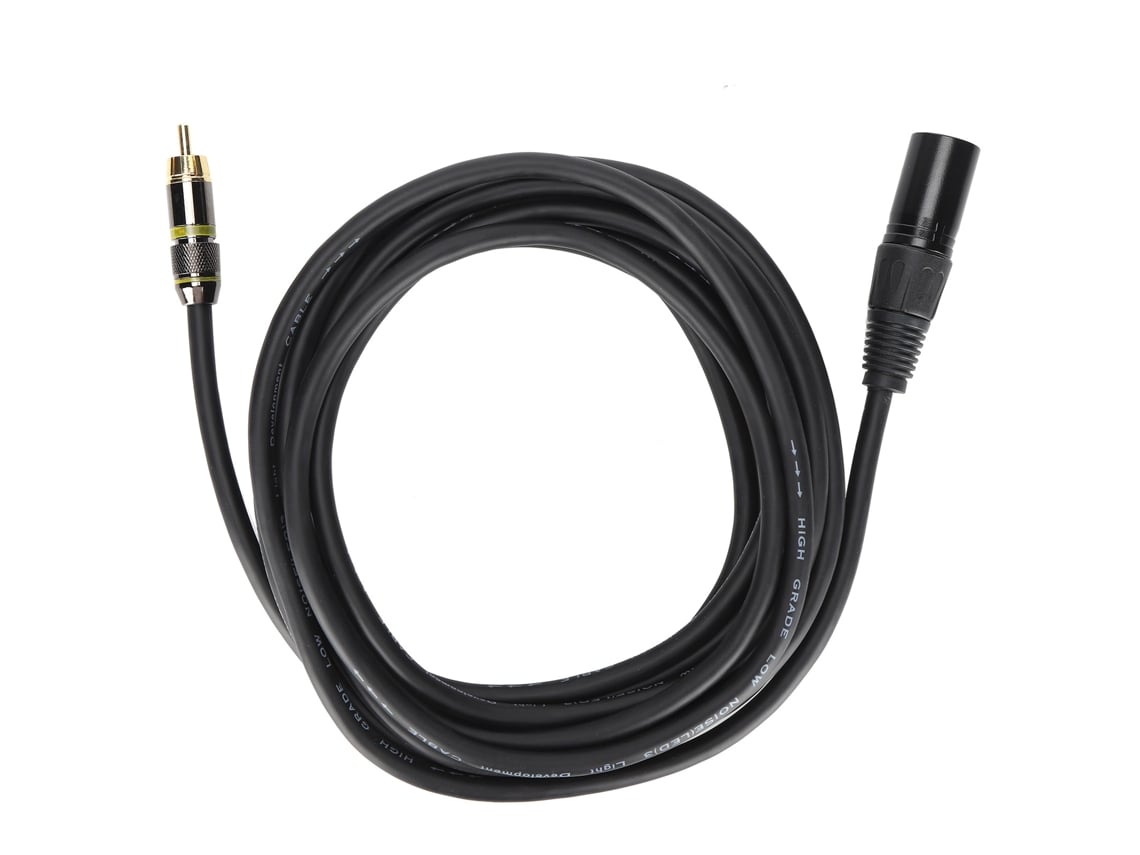 Cable Jorindo Xlr Macho A Rca Macho. Cable De Micrófono Xlr A Rca Duradero Para Equipos De Audio. Jd6065-5m