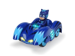 Figura de Acción SIMBA PJ Mask- gatuno con vehiculo metal con luces (Edad Mínima Recomendada: 3 años)