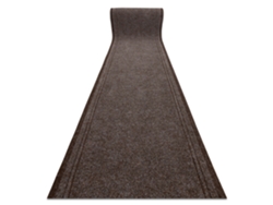 Felpudo Alfombra de Pasillo con Refuerzo de Goma Málaga Marrón 7058 100 cm