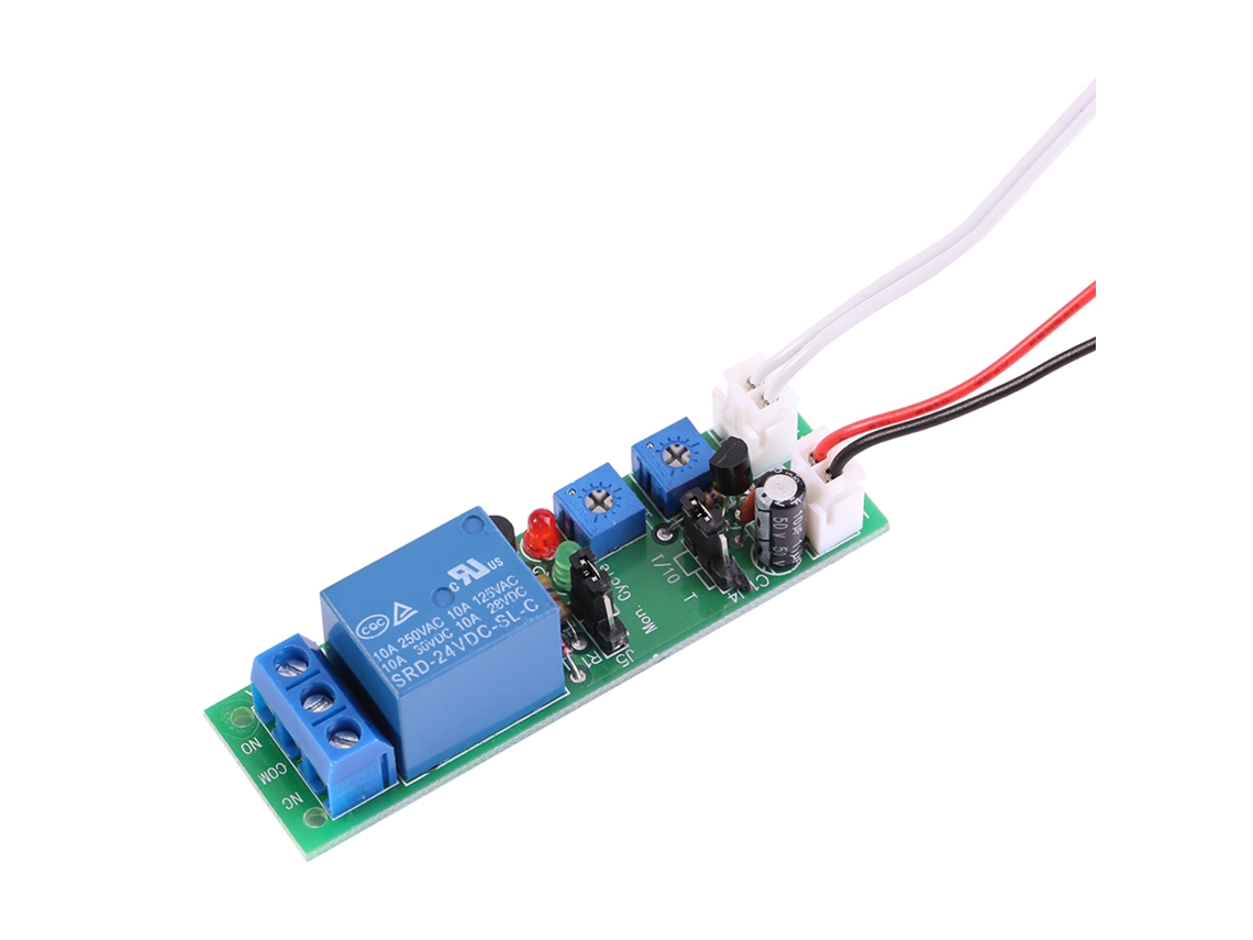 Módulo De Relé Temporizador Ajustable Con Ciclo De Encendido/apagado (24 V Cc, 0-15 Min)