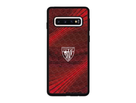 Funda Móvil Oficial Athletic Club para Samsung Galaxy S10 PHONECASES3D Piel Sintética Negro