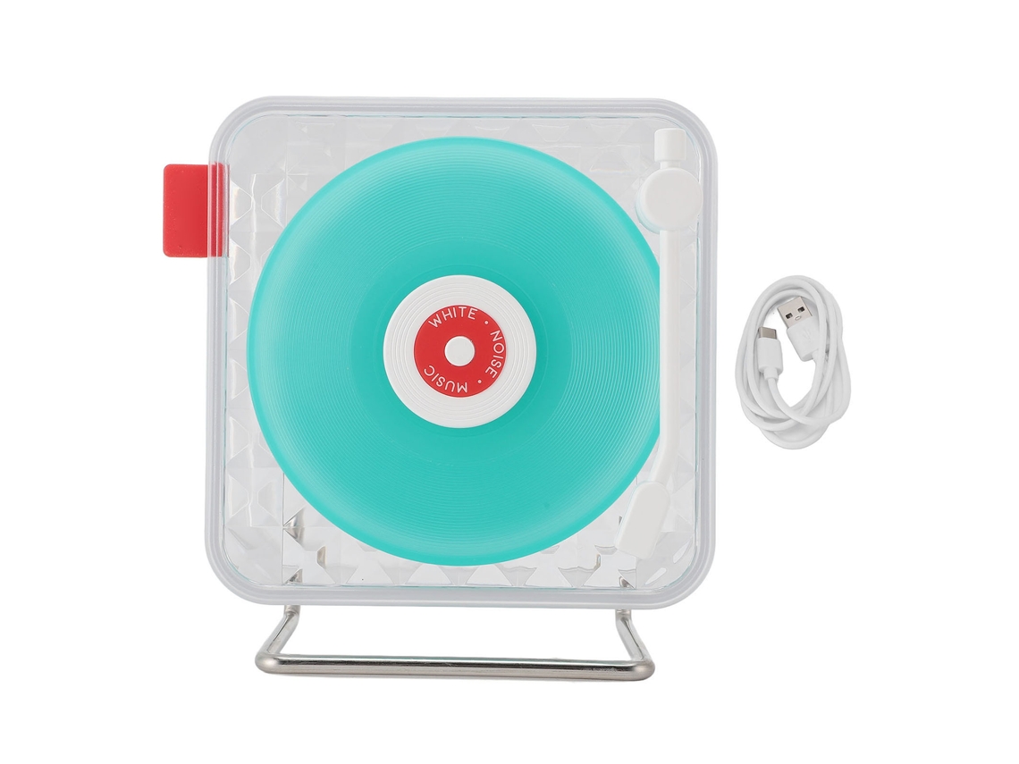 Toca-discos Bluetooth 5.0 Alto-falante Portátil Rgb Ruído Branco Wireless Para Casa Presentes De Natal