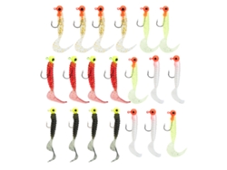 Conjunto De Señuelos Artificiales De Gusano Suave Para Pesca Con Anzuelos