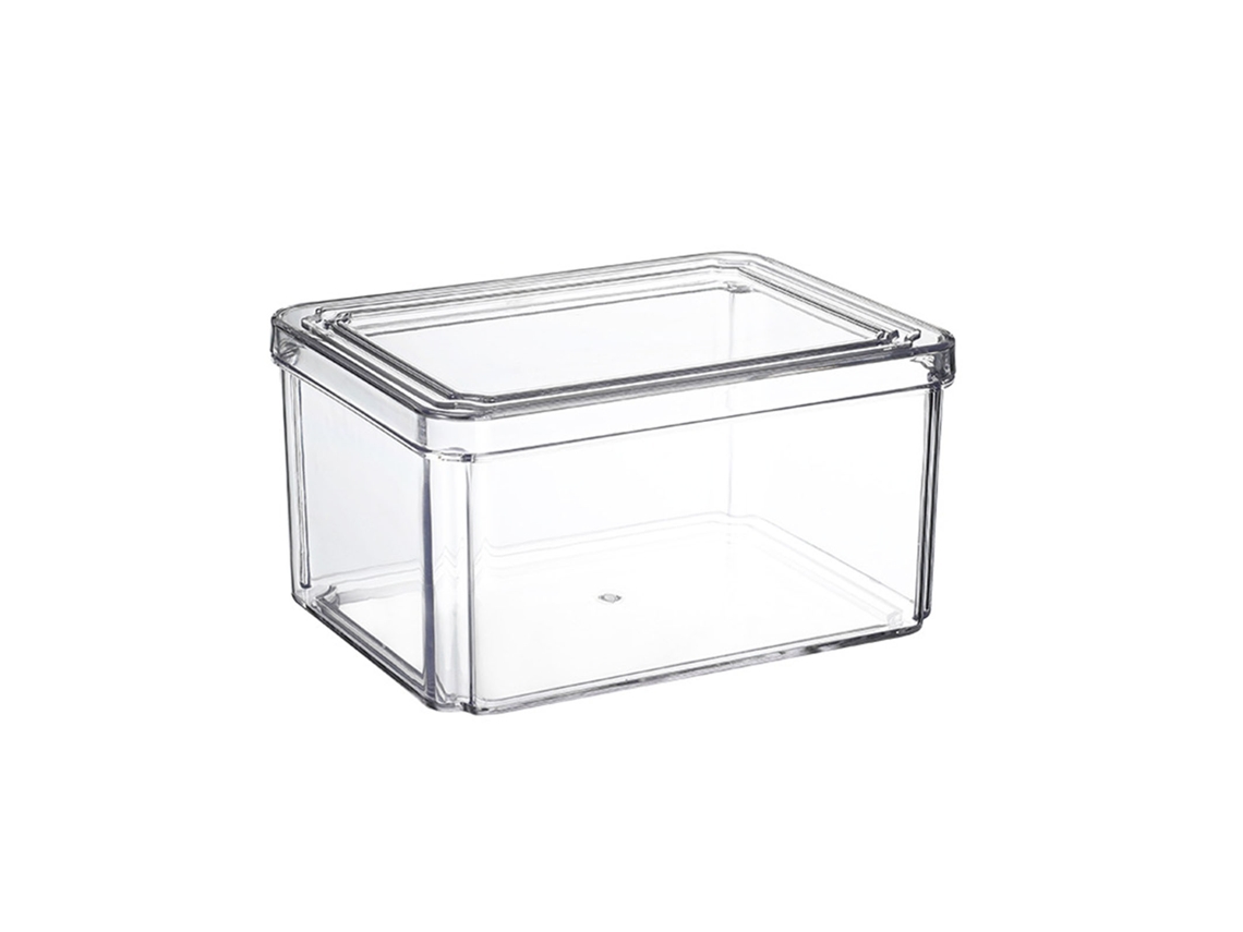 Recipiente transparente para almacenamiento de alimentos, 1800 ml, para frutas y verduras RNEMITERY