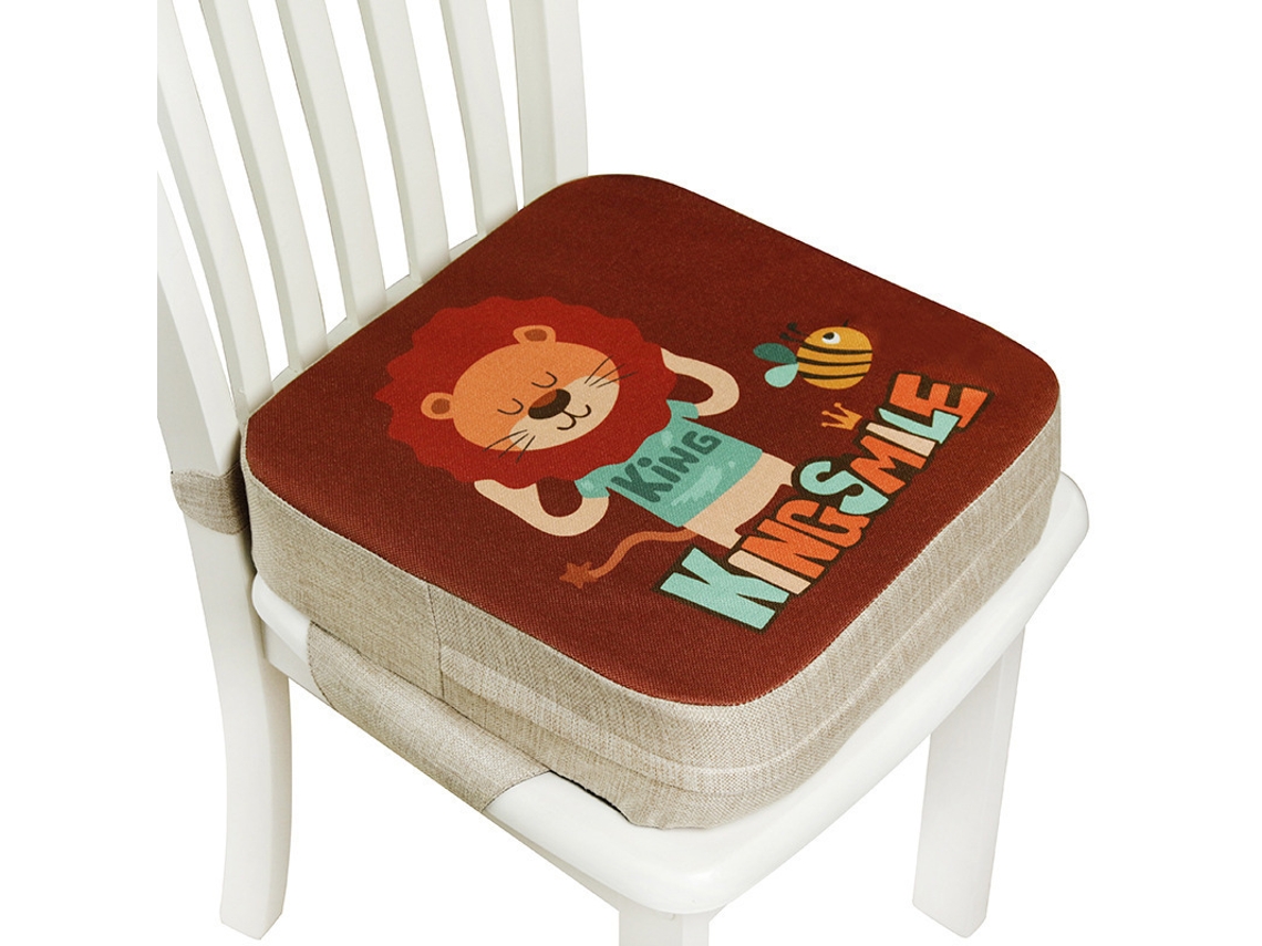 Asiento elevador Eifson para silla de comedor infantil, 10 cm (león)