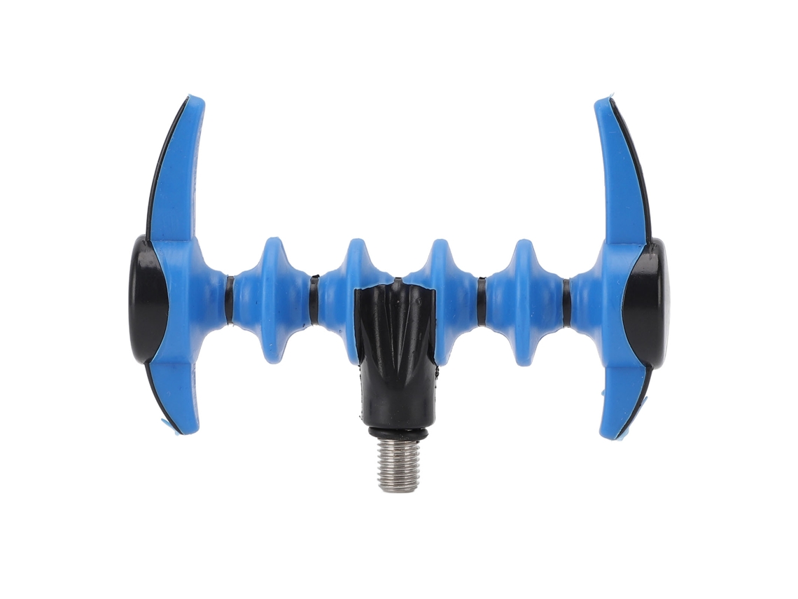 Soporte Para Cañas De Pescar De Abs Y Tpr Con Rosca De 8/3", Ajustable Para Agua Dulce Y Salada, Pequeño, Azul.