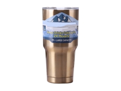 Vaso térmico de acero inoxidable de 30 oz con tapa para deportes, camping y picnics.