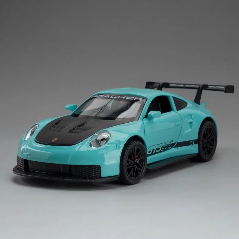 (rs Blue) Modelo De Coche Deportivo De Juguete A Escala 1:32, Puertas Que Se Abren, Con Luces Y Efectos De Sonido, Un Artículo Coleccionable.