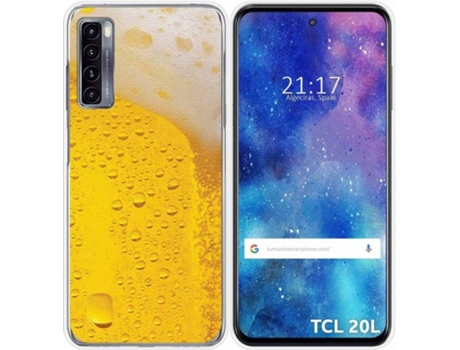 Carcasa TCL 20L / 20L+ TUMUNDOSMARTPHONE Cerveza Multicolor