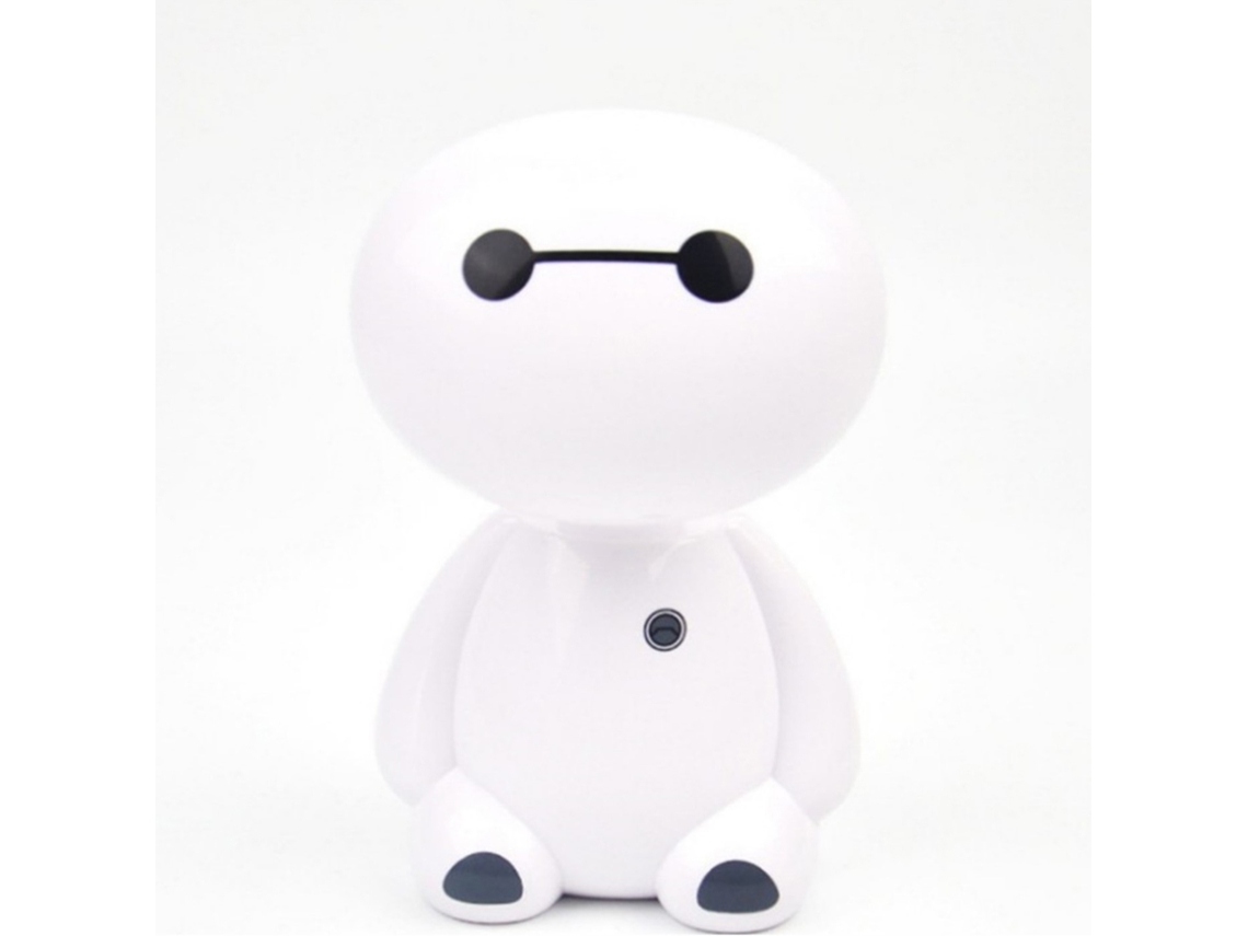 Rebe-lámpara De Escritorio Recargable Plegable Led Con Diseño Cutoon Baymax 10x8.4x17.5cm Para Estudiantes Dormitorio Dormitorio