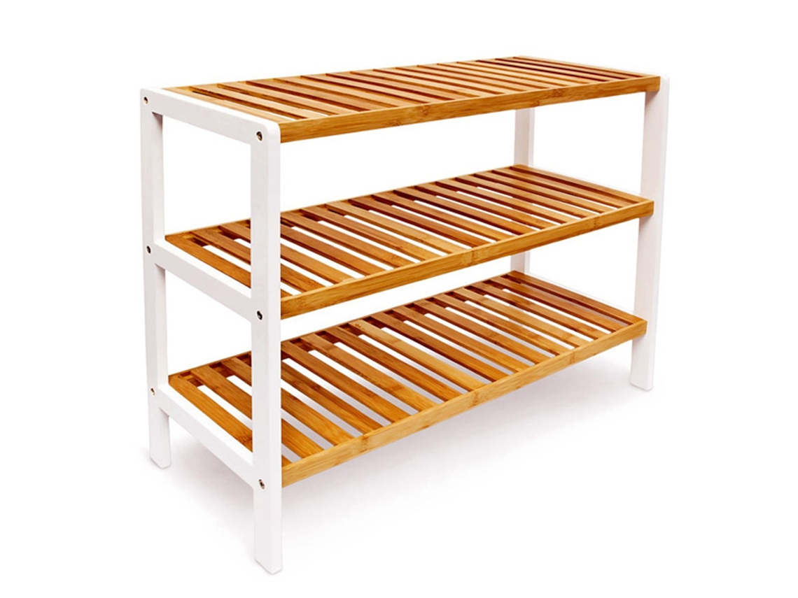 Zapatero Bamboo (3 niveles) - Zapatero 70x55x26 cm IVOL