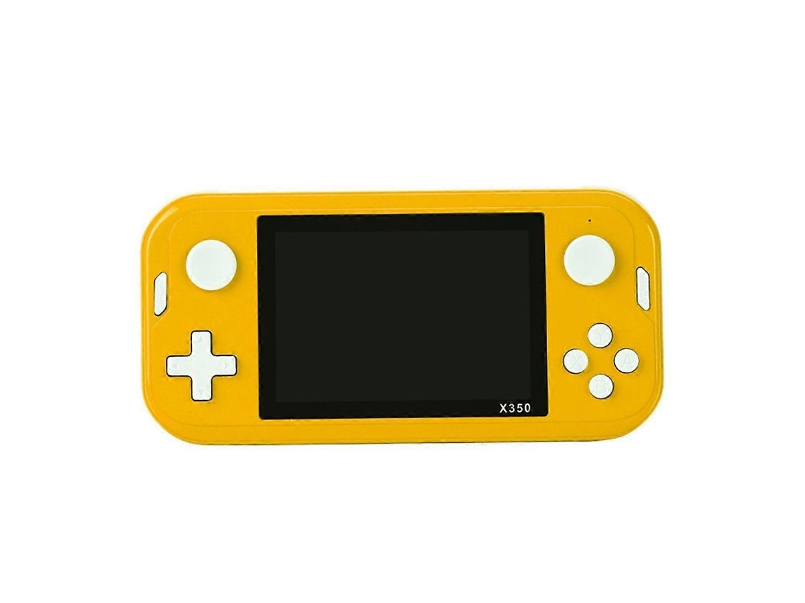 Consola De Juegos Retro De 3,5 Pulgadas, 8 Gb, 6800 Juegos, Portátil, Libro Electrónico, Color Amarillo