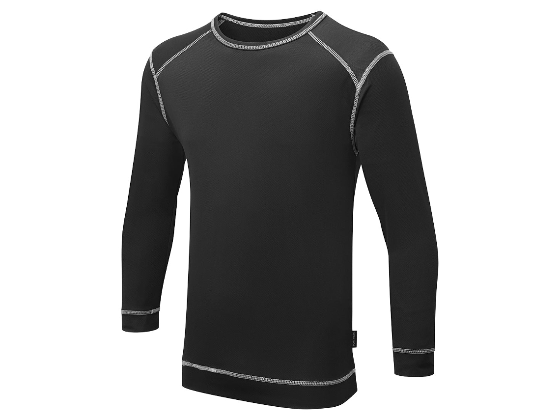 Camiseta Antibacterias Base Pro - Comodidad Y Frescura Negro / Xl