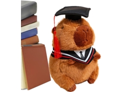 Diploma de Peluche 2025 | Adorno de Capibara Coussin | Adorno de Peluche Dulce con Accesorio de Sombrero Gokoco