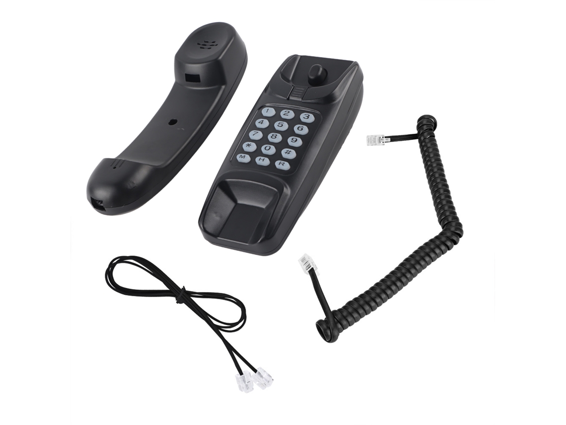 Teléfono fijo de pared sin identificador de llamadas