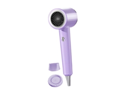 Secador de pelo portátil potente de 2400 W para uso doméstico, de peluquería y de viaje, Ly Ebike - Secador de pelo iónico violeta
